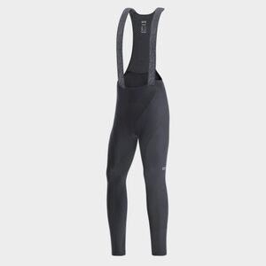 NWT C3 Thermo Bib Tights Black Long Pants Cycling Biking Bibs Us Mens Size S